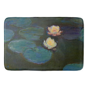 Claude Monet Water Lilies Impressionist Oil Art Bath Mat