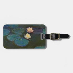Claude Monet Water Lilies Impressionist Oil Art Luggage Tag