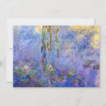 Claude Monet - Water Lilies Invitation<br><div class="desc">Water Lilies / Nympheas by Claude Monet in 1916-1919</div>