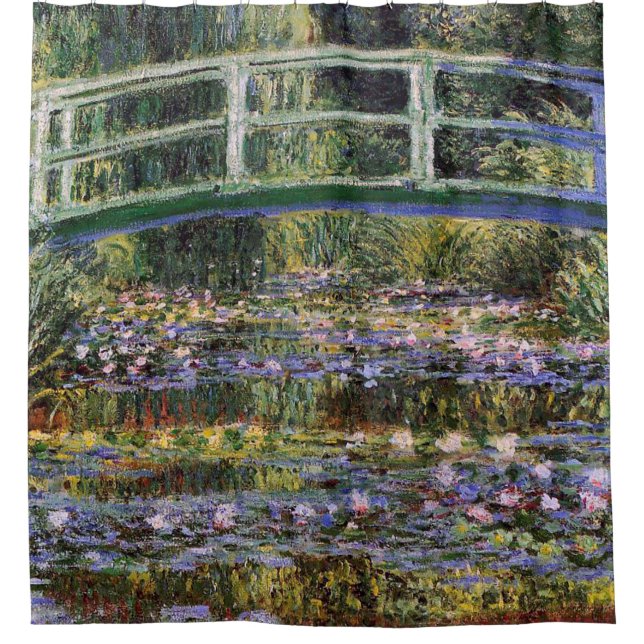 Claude Monet,water lilies,japanese bridge,garden, (Front)