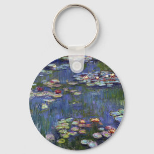 Claude Monet Water Lilies Keychain