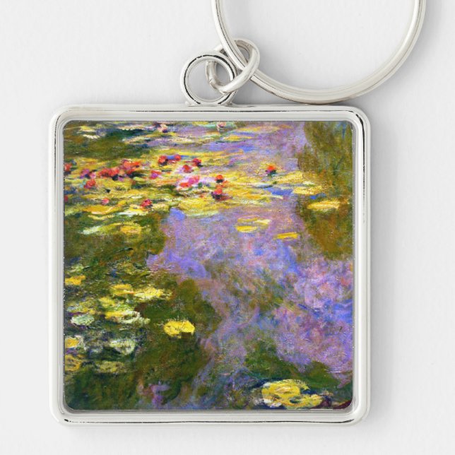 Claude Monet: Water Lilies Keychain (Front)