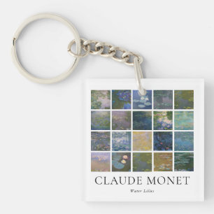 Claude Monet Water Lilies Keychain