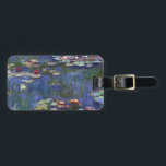 Claude Monet Water Lilies Luggage Tag<br><div class="desc">Claude Monet Water Lilies</div>