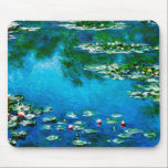 Claude Monet-Water-Lilies Mouse Pad<br><div class="desc">Water-Lilies made in 1906, is one of Claude Monet’s most famous paintings.An elegant mouse pad with varieties of blue, green and yellow for Impressionism lovers and everyone who appreciates real fine art.</div>