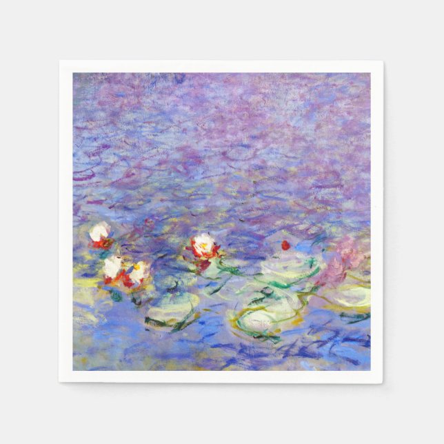Claude Monet - Water Lilies Napkin (Front)