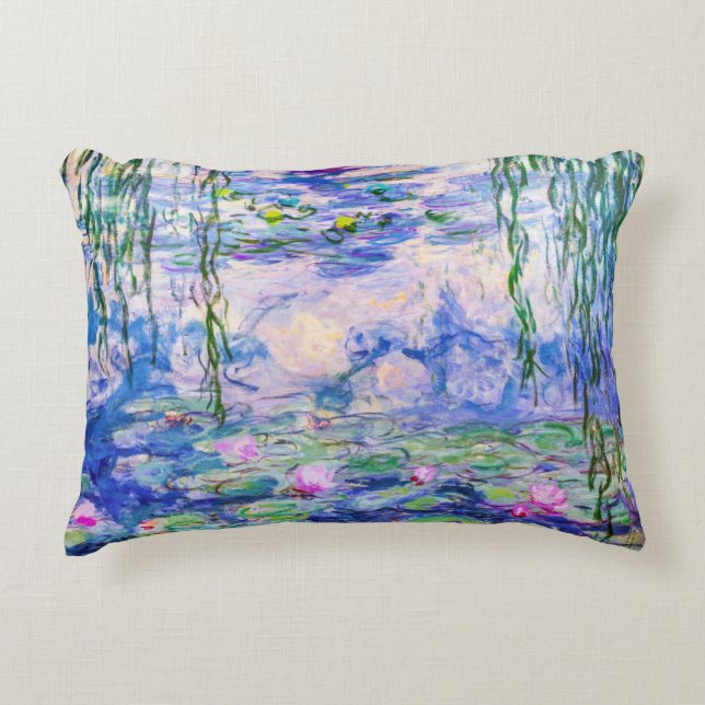 Claude Monet - Water Lilies / Nympheas 1919 Accent Pillow (Front)