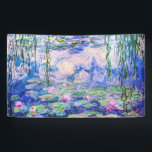 Claude Monet - Water Lilies / Nympheas 1919 Banner<br><div class="desc">Water Lilies / Nympheas (W.1852) - Claude Monet,  Oil on Canvas,  1916-1919</div>