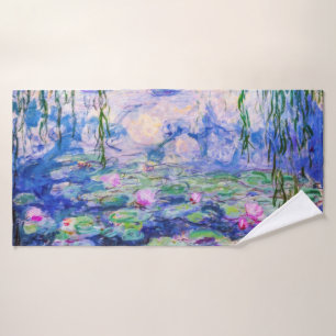 Claude Monet - Water Lilies / Nympheas 1919 Bath Towel Set