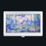Claude Monet - Water Lilies / Nympheas 1919 Business Card Holder<br><div class="desc">Water Lilies / Nympheas (W.1852) - Claude Monet,  Oil on Canvas,  1916-1919</div>