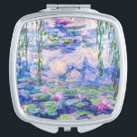 Claude Monet - Water Lilies / Nympheas 1919 Compact Mirror<br><div class="desc">Water Lilies / Nympheas (W.1852) - Claude Monet,  Oil on Canvas,  1916-1919</div>