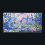 Claude Monet - Water Lilies / Nympheas 1919 Desk Mat<br><div class="desc">Water Lilies / Nympheas (W.1852) - Claude Monet, Oil on Canvas, 1916-1919</div>