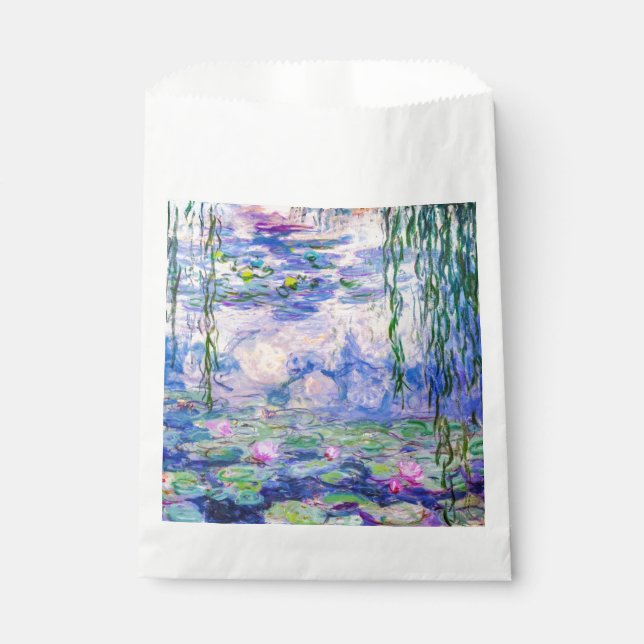 Claude Monet - Water Lilies / Nympheas 1919 Favour Bag (Front)