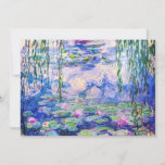 Claude Monet - Water Lilies / Nympheas 1919 Invitation<br><div class="desc">Water Lilies / Nympheas (W.1852) - Claude Monet,  Oil on Canvas,  1916-1919</div>