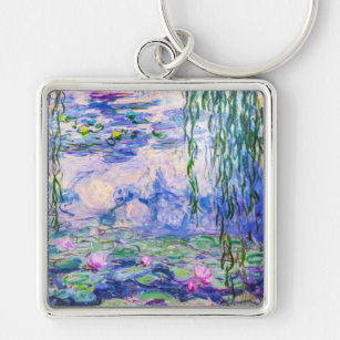 Claude Monet - Water Lilies / Nympheas 1919 Keychain