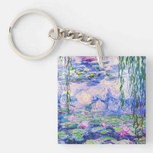 Claude Monet - Water Lilies / Nympheas 1919 Keychain