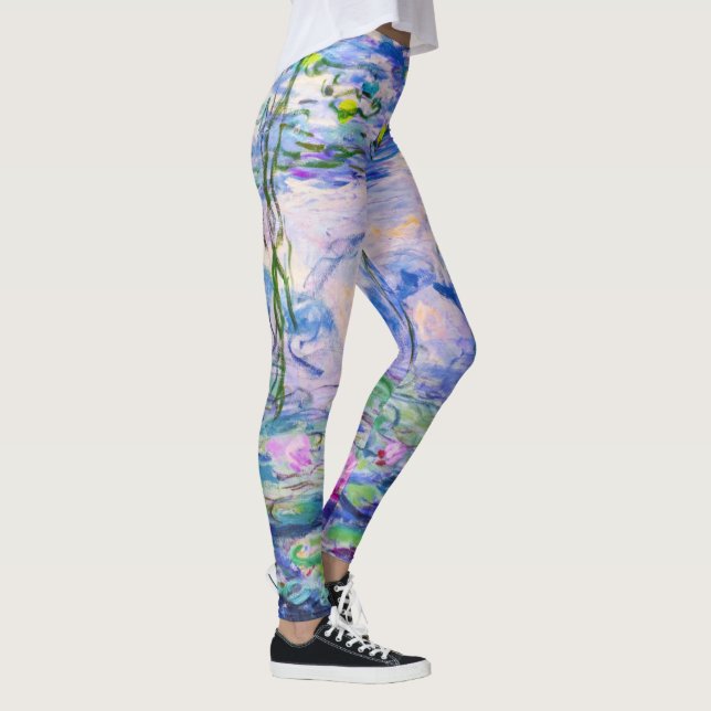 Claude Monet - Water Lilies / Nympheas 1919 Leggings (Right)
