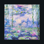 Claude Monet - Water Lilies / Nympheas 1919 Magnet<br><div class="desc">Water Lilies / Nympheas (W.1852) - Claude Monet,  Oil on Canvas,  1916-1919</div>