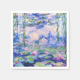 Claude Monet - Water Lilies / Nympheas 1919 Napkin