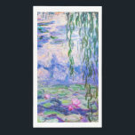 Claude Monet - Water Lilies / Nympheas 1919 Napkin<br><div class="desc">Water Lilies / Nympheas (W.1852) - Claude Monet, Oil on Canvas, 1916-1919</div>