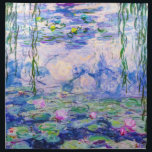 Claude Monet - Water Lilies / Nympheas 1919 Napkin<br><div class="desc">Water Lilies / Nympheas (W.1852) - Claude Monet,  Oil on Canvas,  1916-1919</div>
