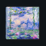Claude Monet - Water Lilies / Nympheas 1919 Notebook<br><div class="desc">Water Lilies / Nympheas (W.1852) - Claude Monet,  Oil on Canvas,  1916-1919</div>