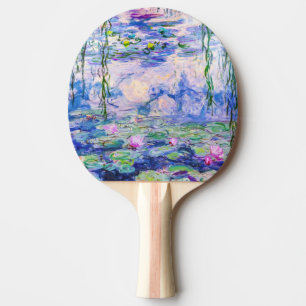 Claude Monet - Water Lilies / Nympheas 1919 Ping Pong Paddle
