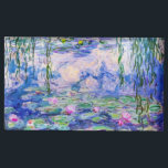 Claude Monet - Water Lilies / Nympheas 1919 Place Card Holder<br><div class="desc">Water Lilies / Nympheas (W.1852) - Claude Monet,  Oil on Canvas,  1916-1919</div>