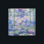 Claude Monet - Water Lilies / Nympheas 1919 Stone Magnets<br><div class="desc">Water Lilies / Nympheas (W.1852) - Claude Monet,  Oil on Canvas,  1916-1919</div>