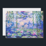 Claude Monet - Water Lilies / Nympheas 1919 Thank You Card<br><div class="desc">Water Lilies / Nympheas (W.1852) - Claude Monet,  Oil on Canvas,  1916-1919</div>