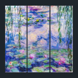 Claude Monet - Water Lilies / Nympheas 1919 Triptych<br><div class="desc">Water Lilies / Nympheas (W.1852) - Claude Monet,  Oil on Canvas,  1916-1919</div>