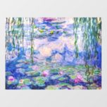Claude Monet - Water Lilies / Nympheas 1919 Window Cling<br><div class="desc">Water Lilies / Nympheas (W.1852) - Claude Monet,  Oil on Canvas,  1916-1919</div>
