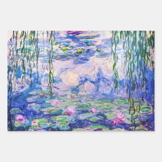 Claude Monet - Water Lilies / Nympheas 1919 Wrapping Paper Sheet (Front)