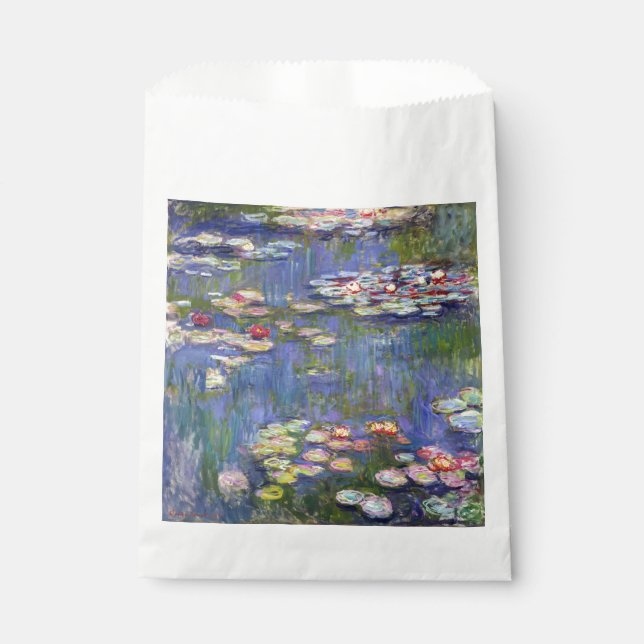Claude Monet - Water Lilies / Nympheas Favour Bag (Front)