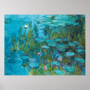 Claude Monet Water Lilies Nymphéas GalleryHD Poster