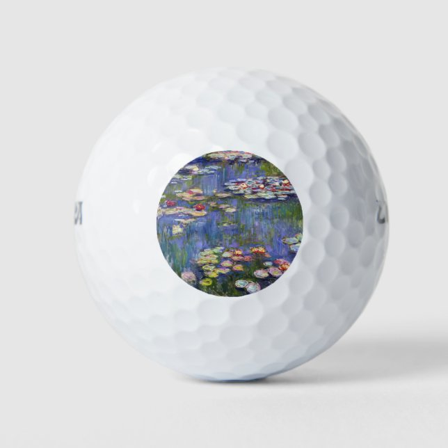 Claude Monet - Water Lilies / Nympheas Golf Balls (Front)