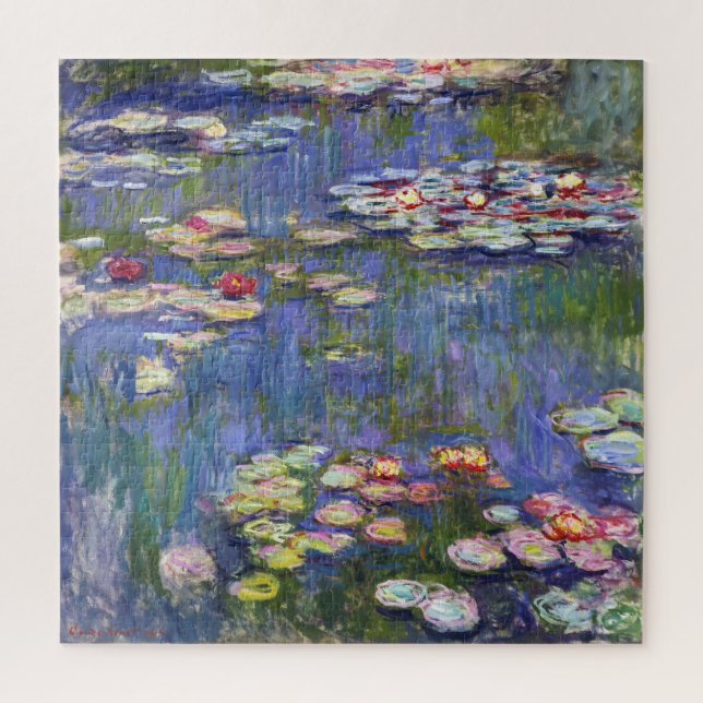 Claude Monet - Water Lilies / Nympheas Jigsaw Puzzle (Vertical)