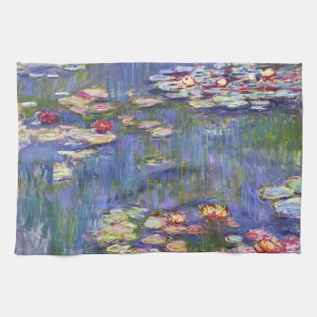 Claude Monet - Water Lilies / Nympheas Kitchen Towel (Horizontal)