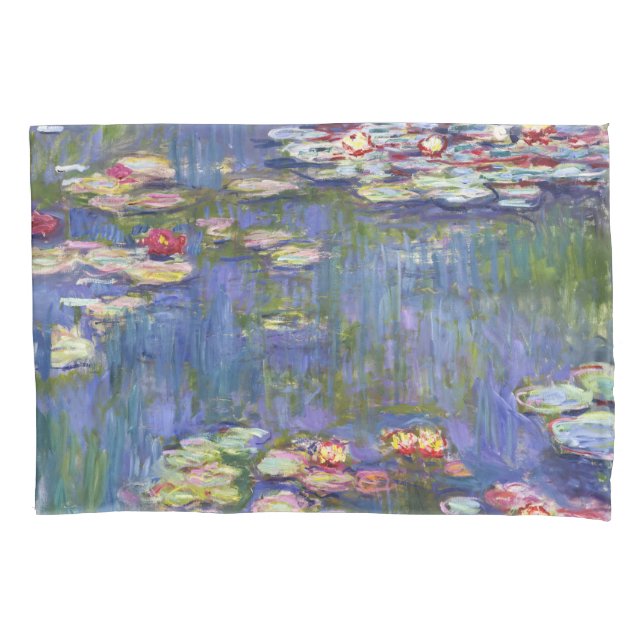Claude Monet - Water Lilies / Nympheas Pillowcase (Front)