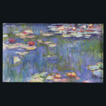 Claude Monet - Water Lilies / Nympheas Place Card Holder<br><div class="desc">Water Lilies / Nympheas - Claude Monet,  1916</div>