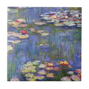 Claude Monet - Water Lilies / Nympheas Tile