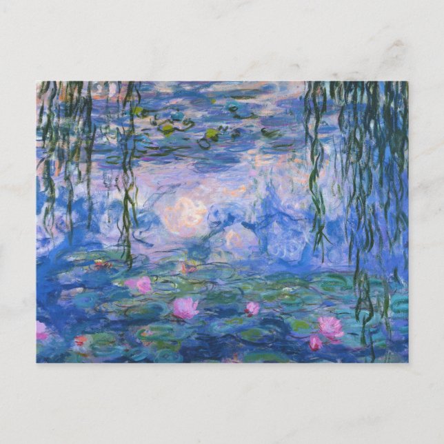 Claude Monet - Water Lilies Postcard (Front)