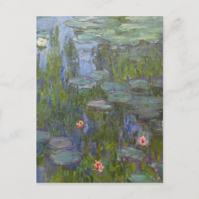 Claude Monet - Water Lilies Postcard (Front)