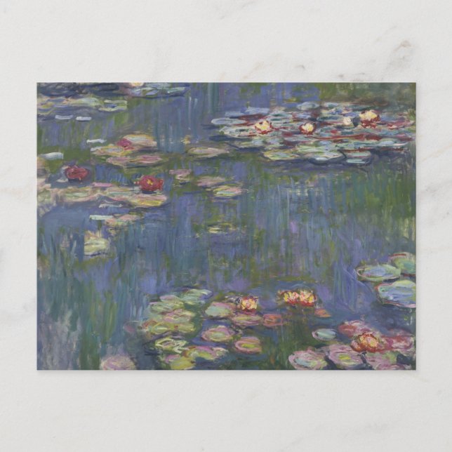 Claude Monet - Water Lilies Postcard (Front)