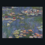 Claude Monet - Water Lilies Poster<br><div class="desc">Water Lilies by Claude Monet, 1916. Claude Monet was a founder of French Impressionist painting, and the most consistent and prolific practitioner of the movement's philosophy of expressing one's perceptions before nature, especially as applied to plein-air landscape painting. The term "Impressionism" is derived from the title of his painting Impression,...</div>