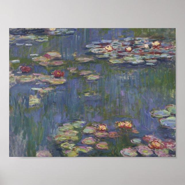 Claude Monet - Water Lilies Poster (Front)