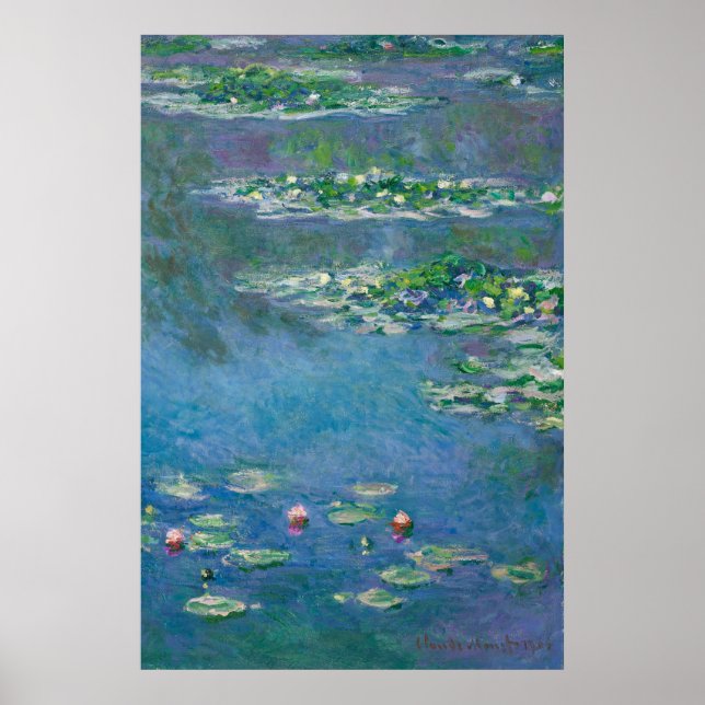 Claude Monet, Water Lilies Poster (Front)
