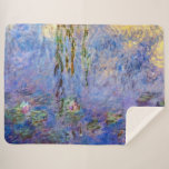 Claude Monet - Water Lilies Sherpa Blanket<br><div class="desc">Water Lilies / Nympheas by Claude Monet in 1916-1919</div>