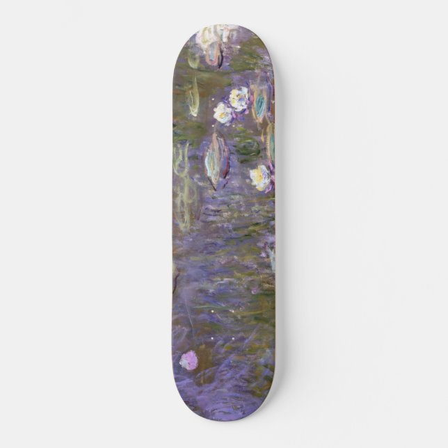 Claude Monet-Water Lilies Skateboard (Front)