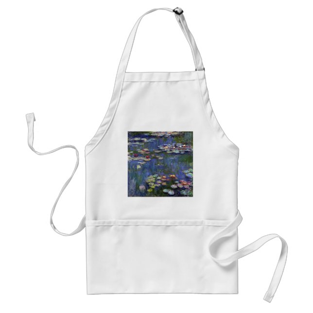 Claude Monet Water Lilies Standard Apron (Front)